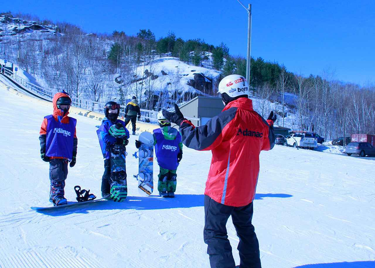 Snowboarding Lessons at Adanac Ski